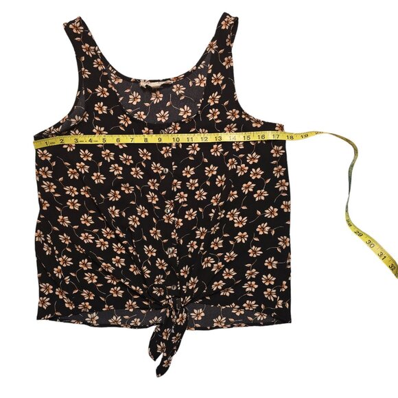 Gypsy and Jade Black Floral Tank Top‎ Size M Excellent Used Condition - Picture 5 of 6